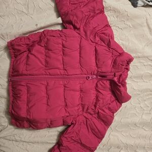 Kids Pink Puffer Jacket